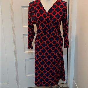 Wrap around flirty pink dress